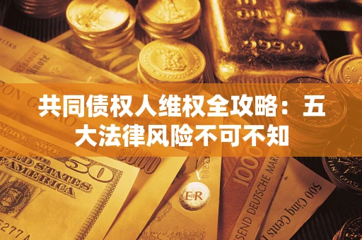 武汉共同债权人维权全攻略：五大法律风险不可不知