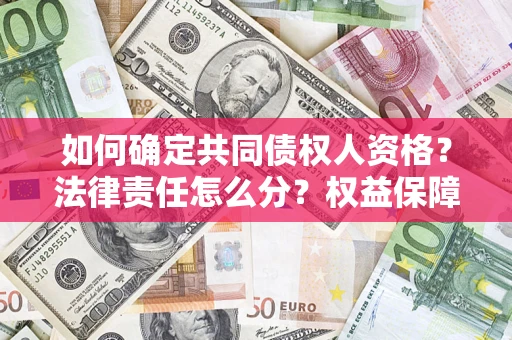 武汉如何确定共同债权人资格？法律责任怎么分？权益保障技巧揭秘！