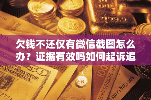 武汉欠钱不还仅有微信截图怎么办？证据有效吗如何起诉追回欠款？