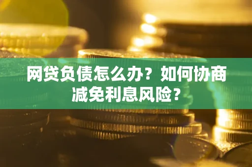 武汉网贷负债怎么办？如何协商减免利息风险？