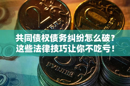 武汉共同债权债务纠纷怎么破？这些法律技巧让你不吃亏！