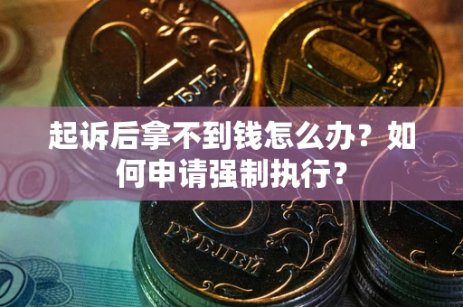 武汉起诉后拿不到钱怎么办？如何申请强制执行？