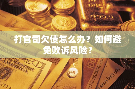 武汉打官司欠债怎么办？如何避免败诉风险？