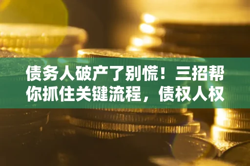 武汉债务人破产了别慌！三招帮你抓住关键流程，债权人权益不再缩水