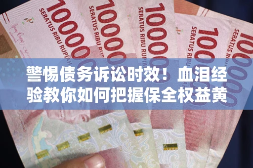 武汉警惕债务诉讼时效！血泪经验教你如何把握保全权益黄金期