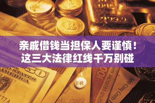 武汉亲戚借钱当担保人要谨慎！这三大法律红线千万别碰