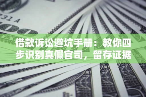 武汉借款诉讼避坑手册：教你四步识别真假官司，留存证据不踩雷