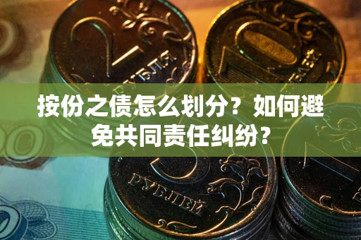 武汉按份之债怎么划分？如何避免共同责任纠纷？