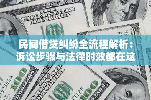 武汉民间借贷纠纷全流程解析：诉讼步骤与法律时效都在这儿了
