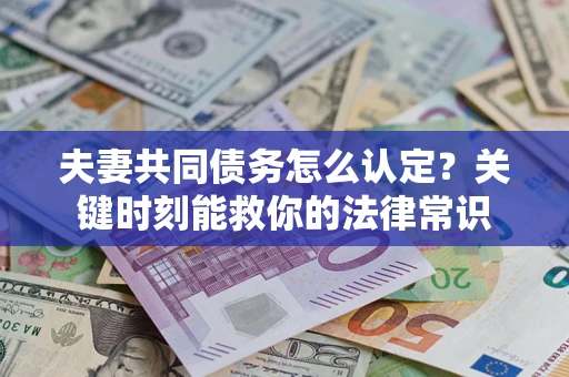 武汉夫妻共同债务怎么认定？关键时刻能救你的法律常识