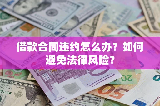 武汉借款合同违约怎么办？如何避免法律风险？