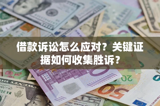 武汉借款诉讼怎么应对？关键证据如何收集胜诉？