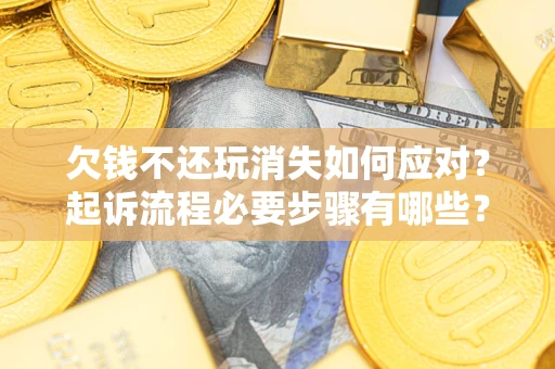 武汉欠钱不还玩消失如何应对？起诉流程必要步骤有哪些？